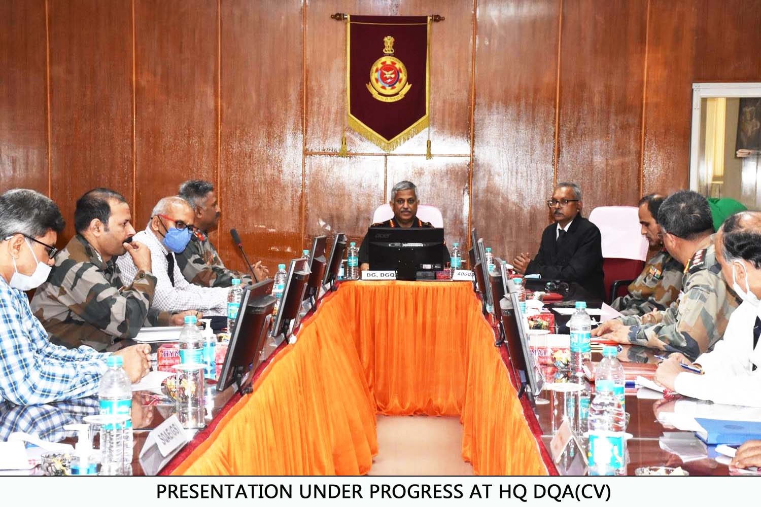  Presentation Esentation Under Progress At HQ DQA(CV) 